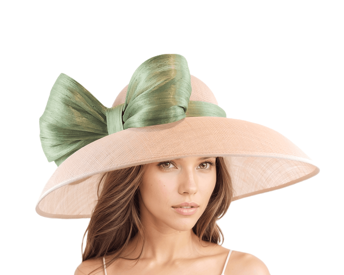Saskia Classic Audrey Hepburn Style Royal Ascot Kentucky Derby Hat