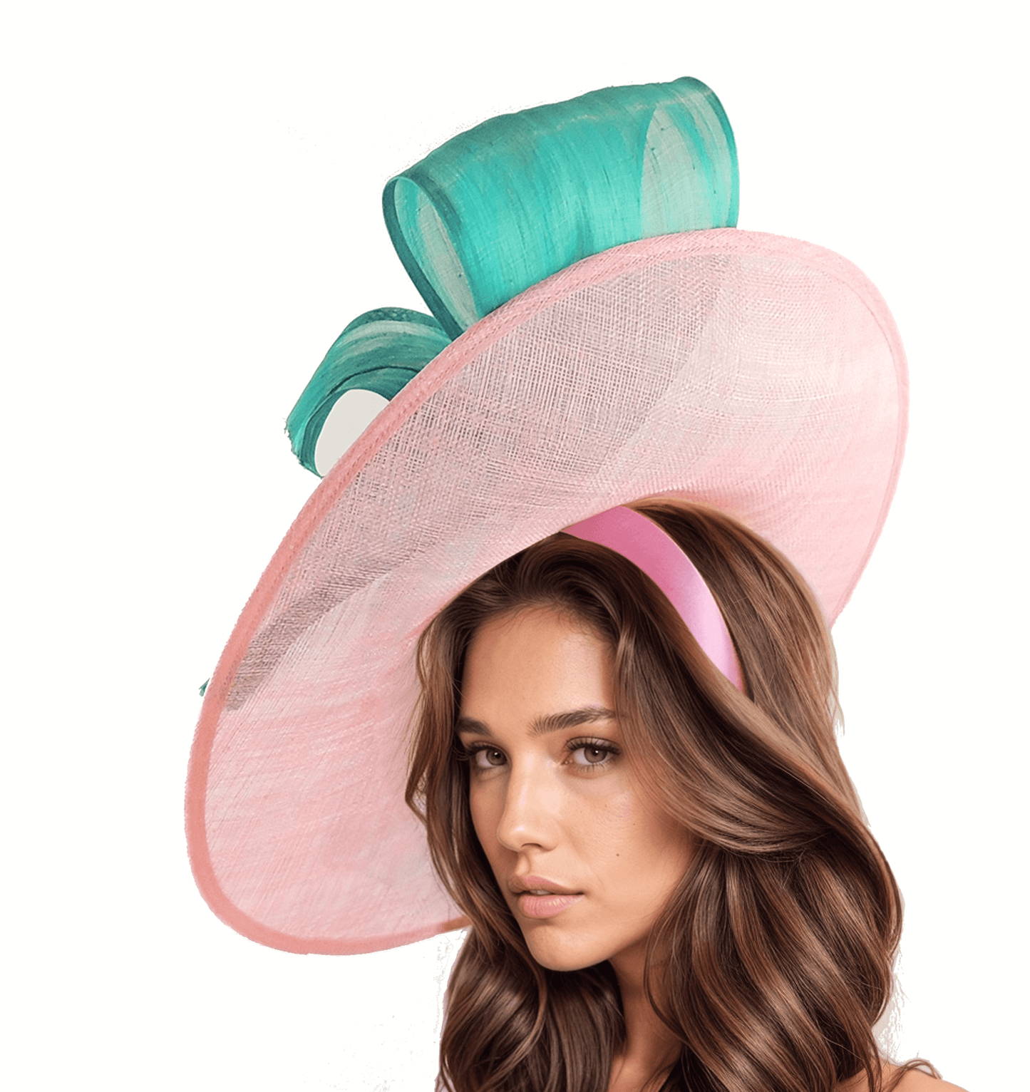 Elena Large Race Day Wedding Fascinator Hat