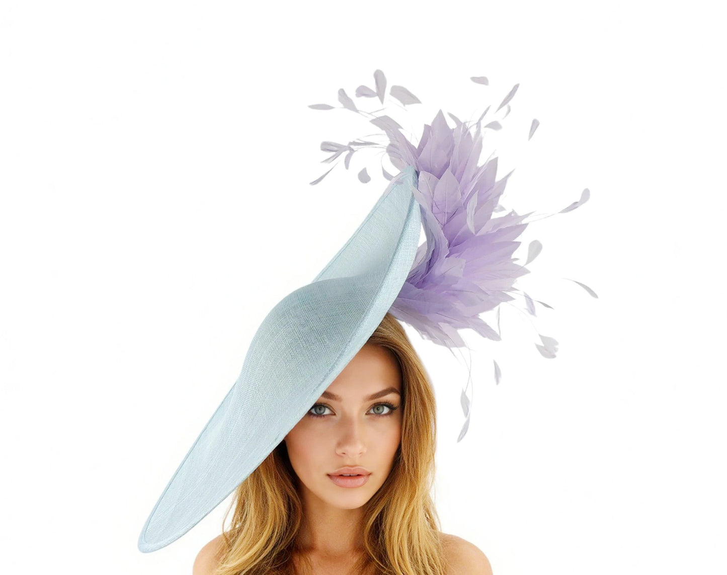 Izzy Statement Saucer Fascinator Hat – Royal Ascot, Kentucky Derby & Wedding Hatinator