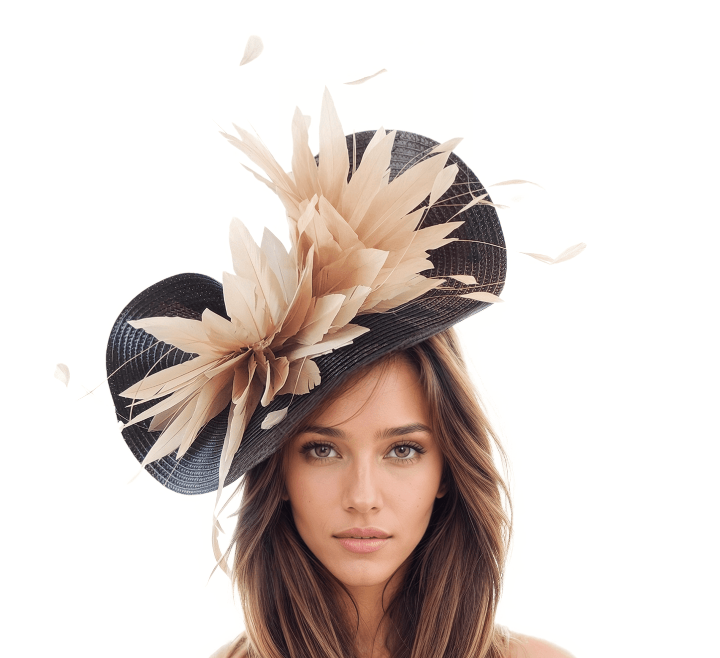 Amy Tea Party Feather Fascinator