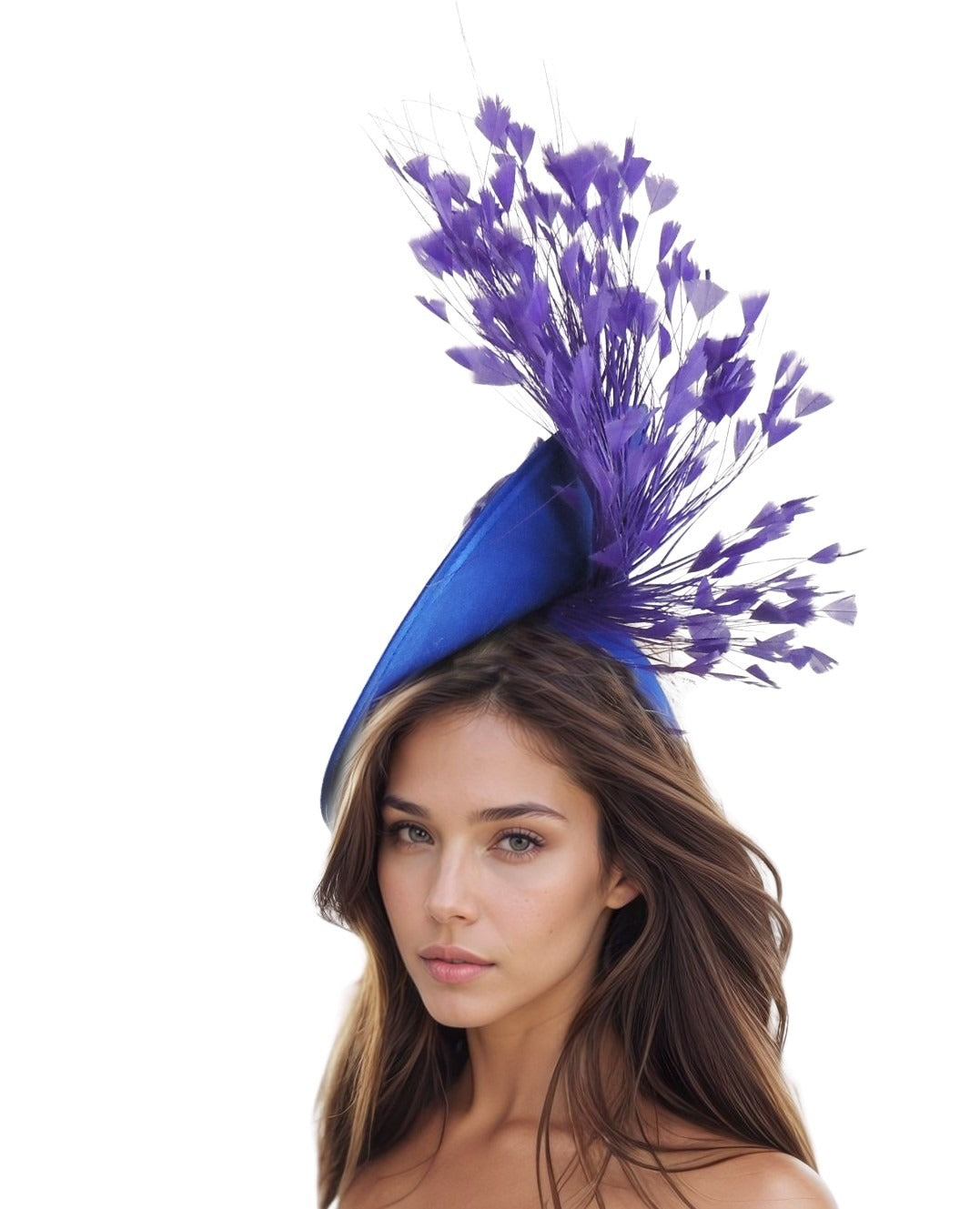Katja Satin & Feather Royal Ascot Fascinator Hat