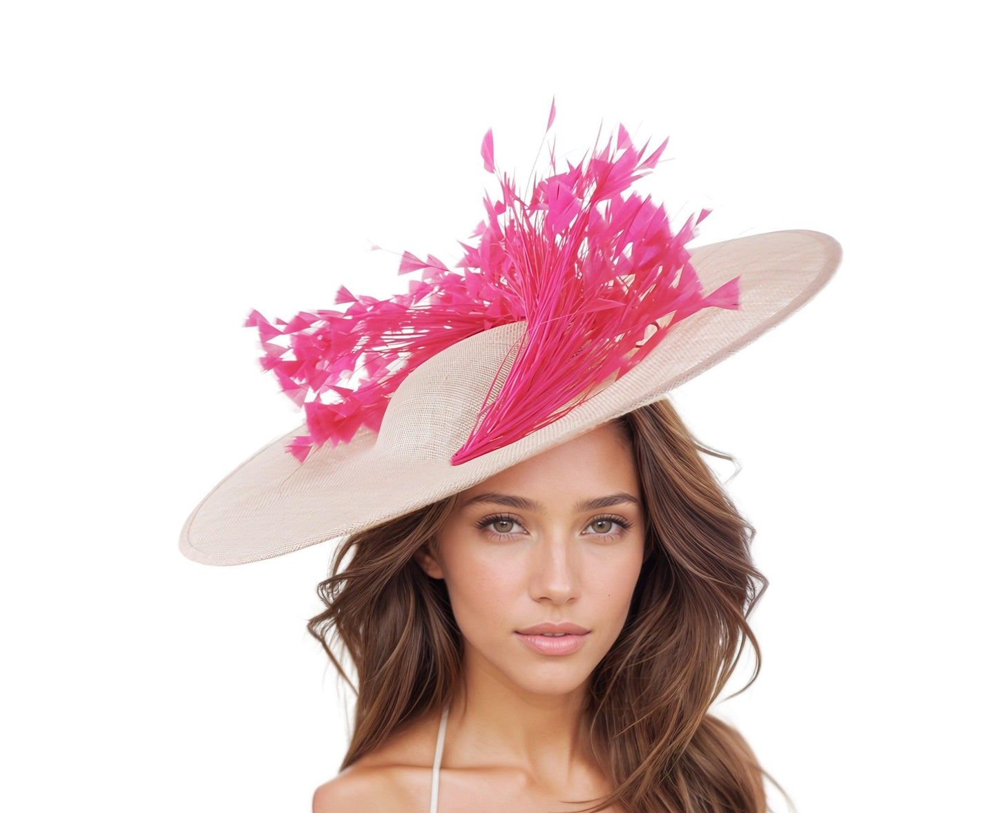Laurie Large Ascot Disc Fascinator Hat