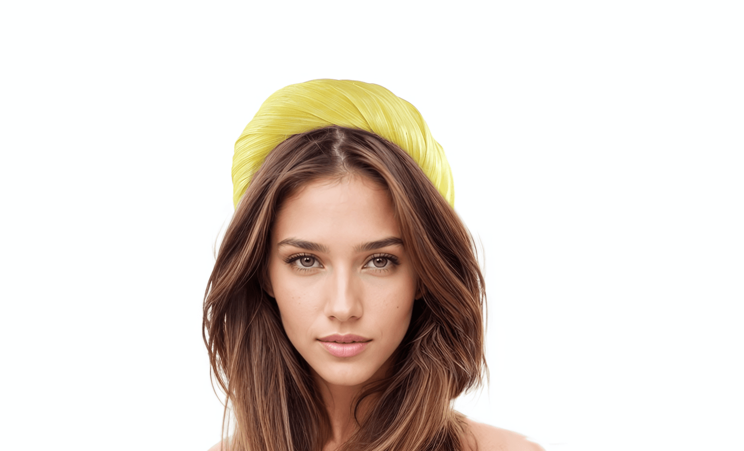Kyra Wide Twisted Puffy Halo Padded Wedding Tea Party Headband