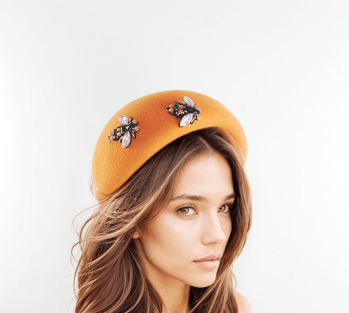 Margaret Winter Wedding Halo Fascinator Hat