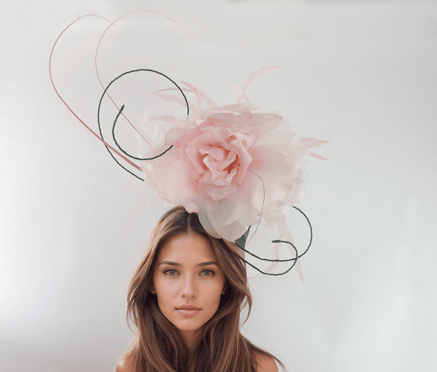 Alizée Large Halo Rose Halo Flower Race Day Tea Party Ladies Day Headpiece Fascinator