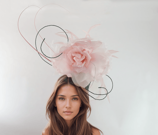 Alizée Large Halo Rose Halo Flower Race Day Tea Party Ladies Day Headpiece Fascinator