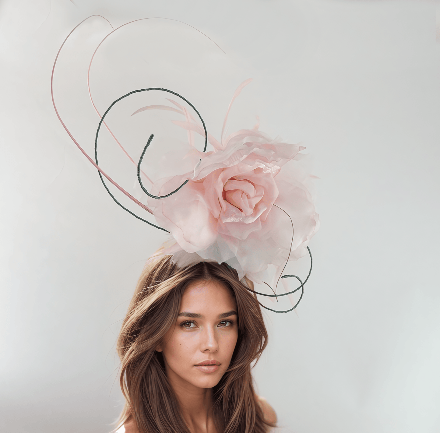 Alizée Large Halo Rose Halo Flower Race Day Tea Party Ladies Day Headpiece Fascinator