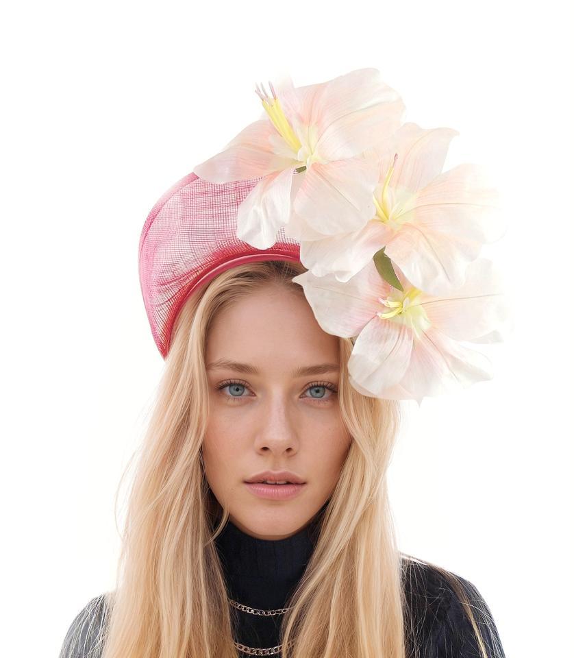 Antoinette Halo Crown Ascot Fascinator Hat