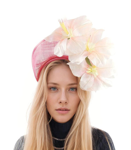 Antoinette Halo Crown Ascot Fascinator Hat