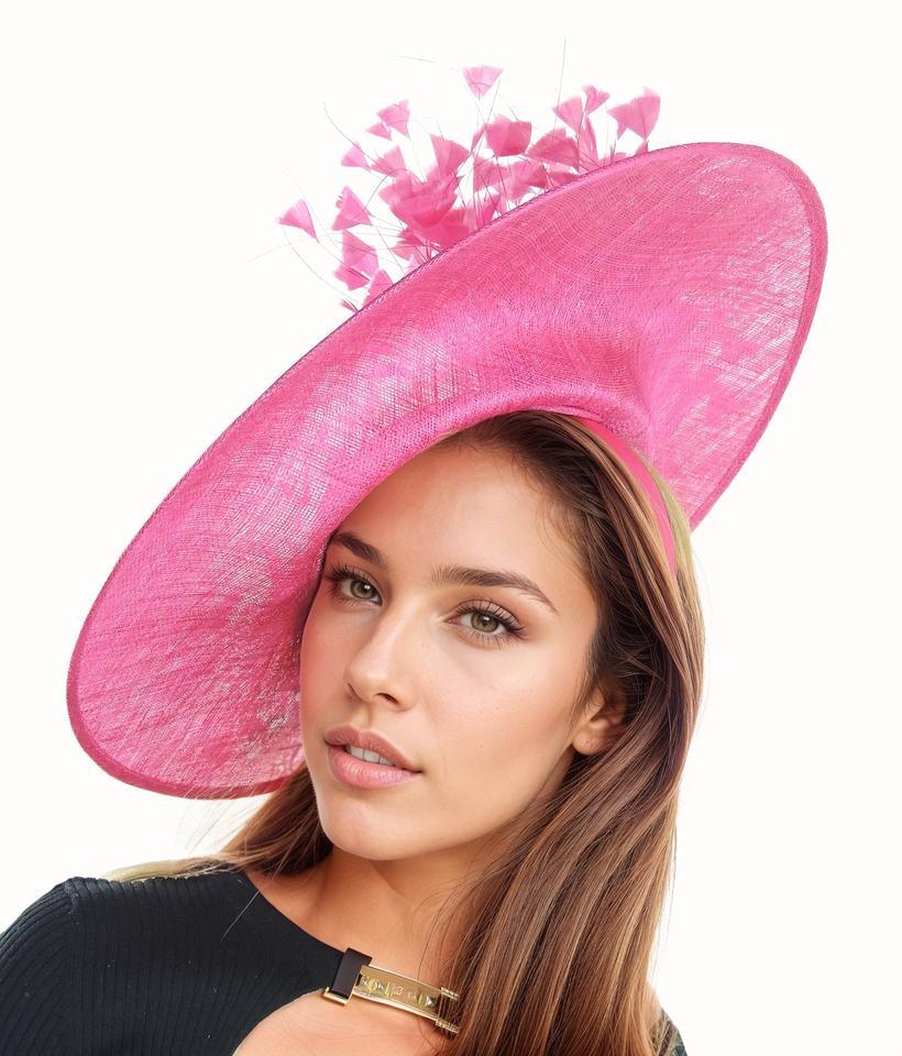 Laurie Large Ascot Disc Fascinator Hat