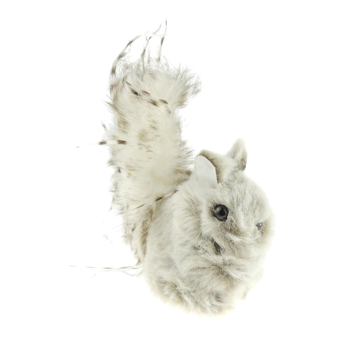 Woodland Grey Plush Squirrel Christmas Tree Hanging Bauble 12cm