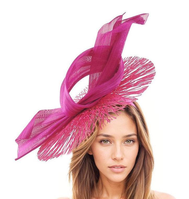 Faye Silk Bow Knot Royal Ascot Saucer Fascinator Hat
