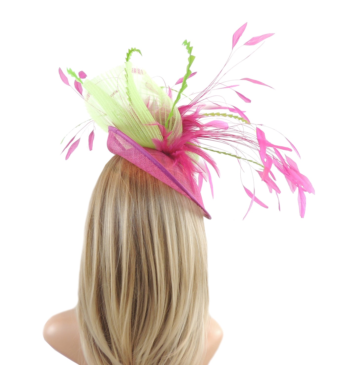 Kerina Royal Ascot Saucer Feather Fascinator - Hats By Cressida