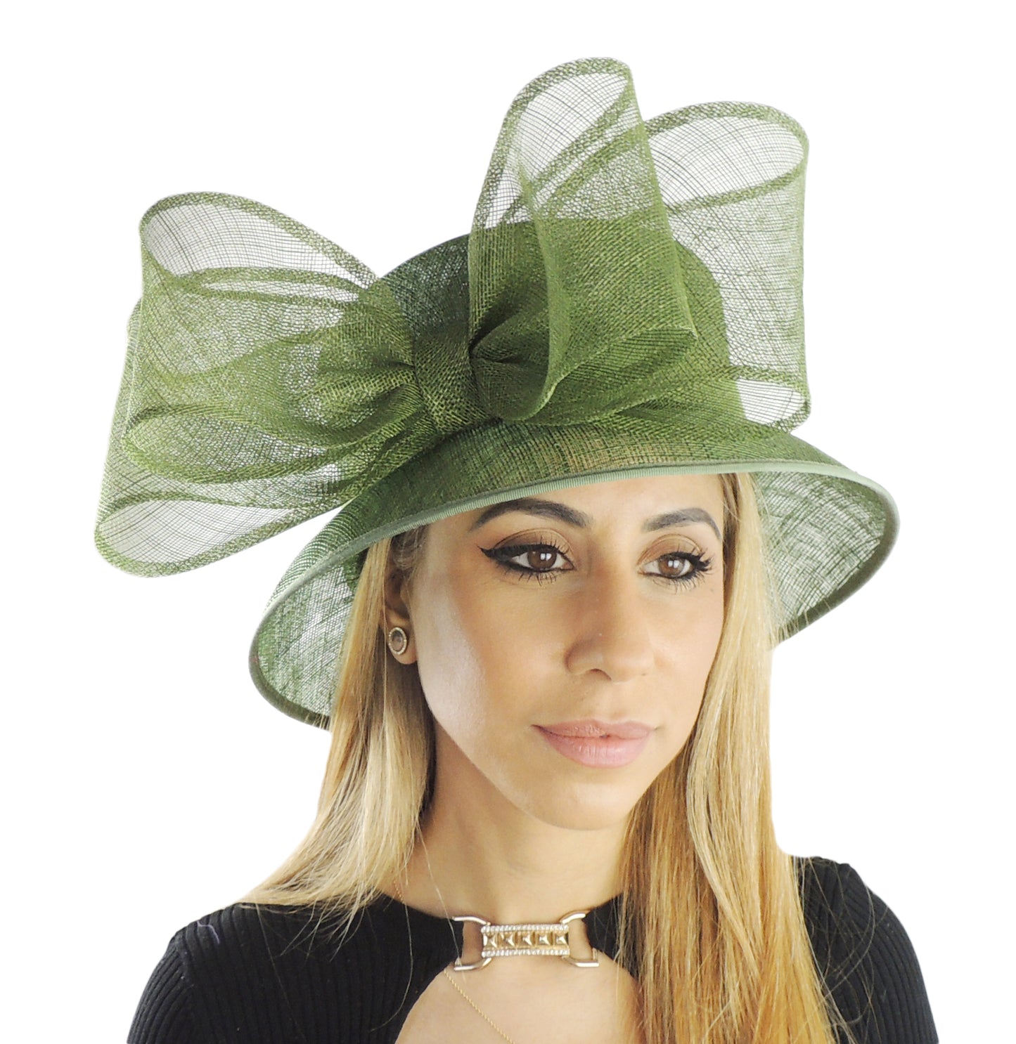 Small Marianne Bow Ascot Hat Many Colours