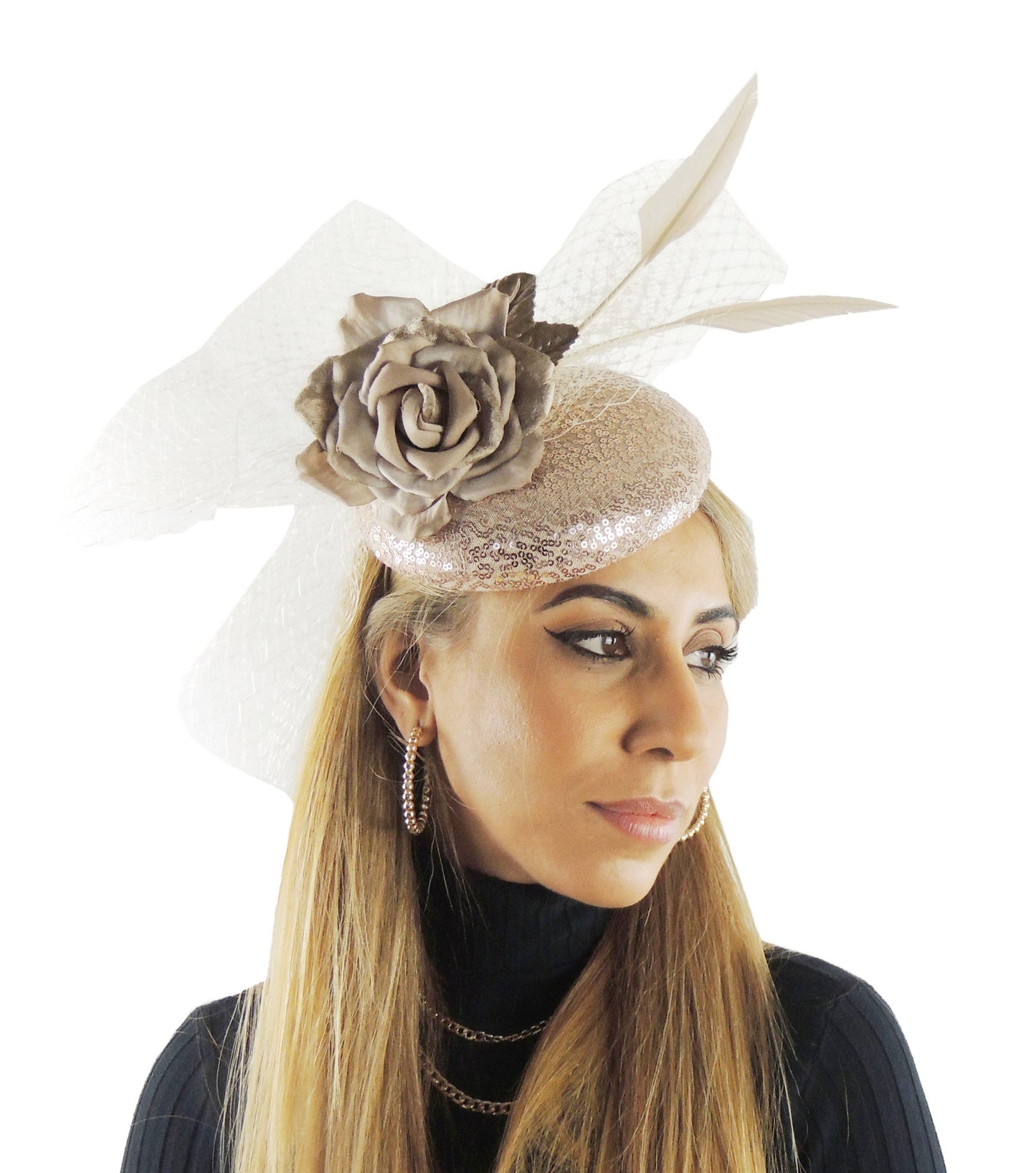 Geneve Ascot Fascinator Hat - Hats By Cressida