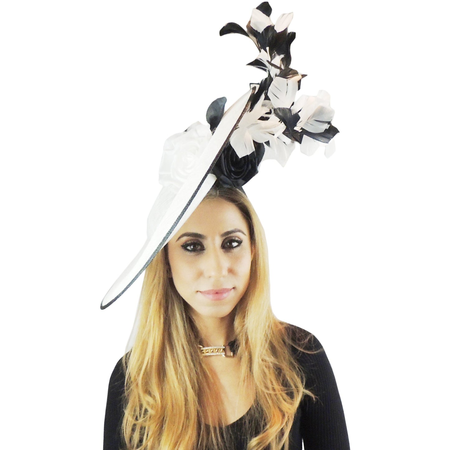 Gabi Large Ascot Disc Fascinator Hat - Hats By Cressida