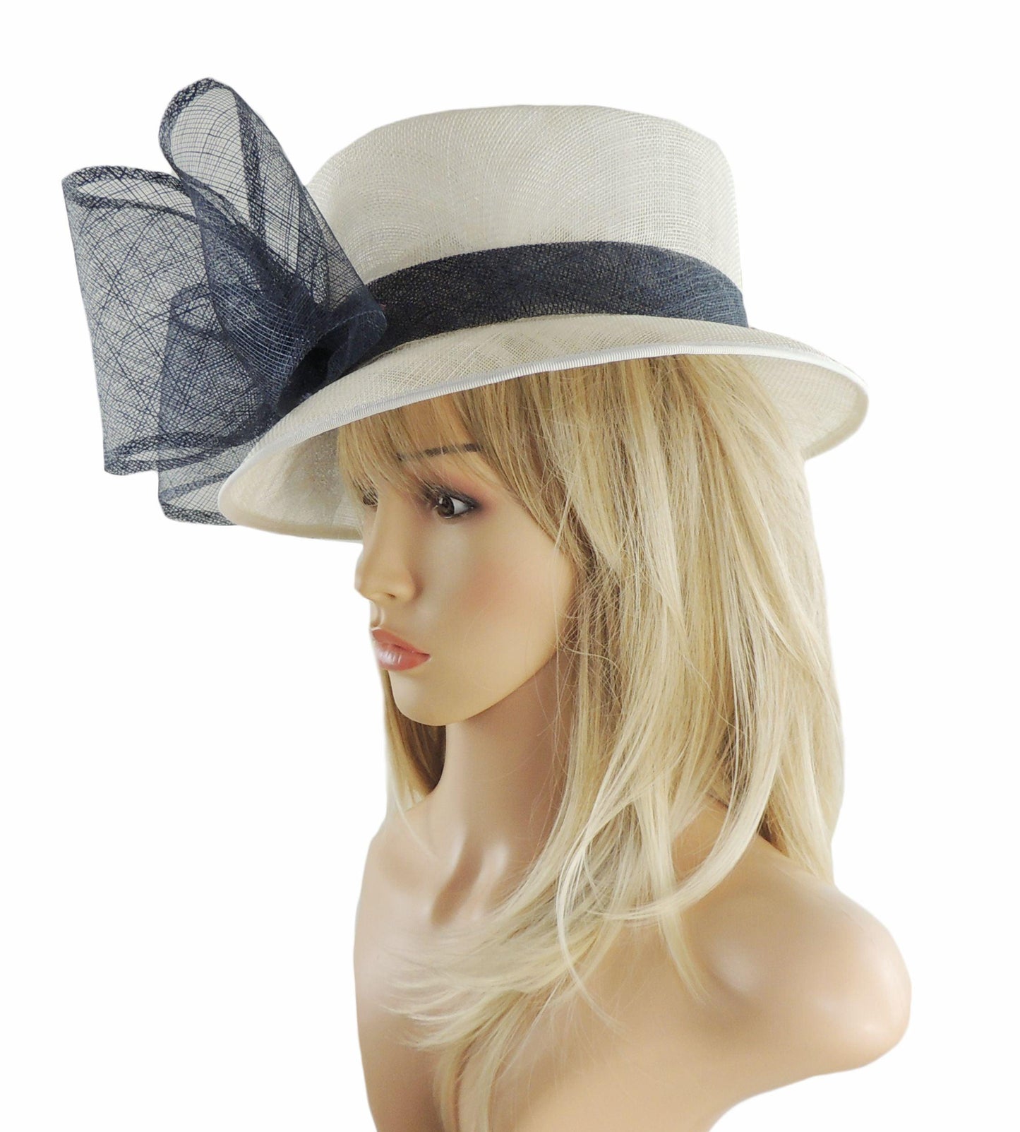 Small Marianne Bow Ascot Hat Many Colours - Hats By Cressida
