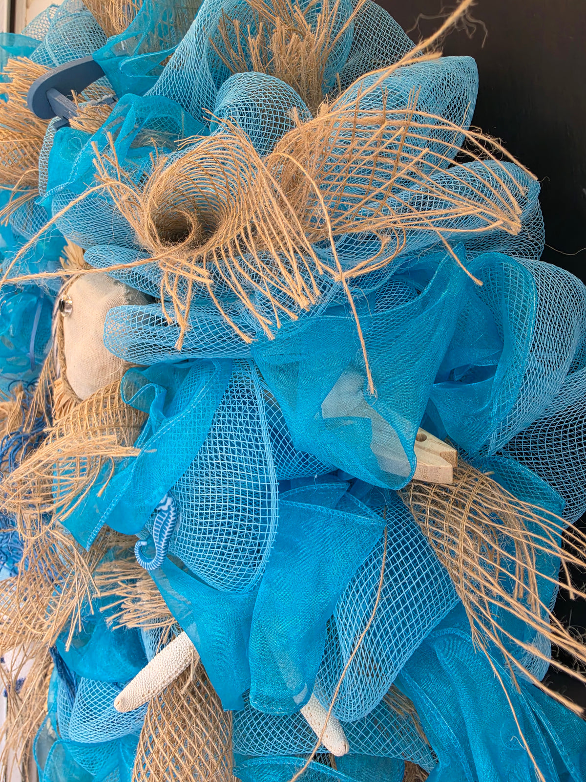 Coastal Wreath 50cm | Beach House, Nautical & Lake House Front Door Wreath