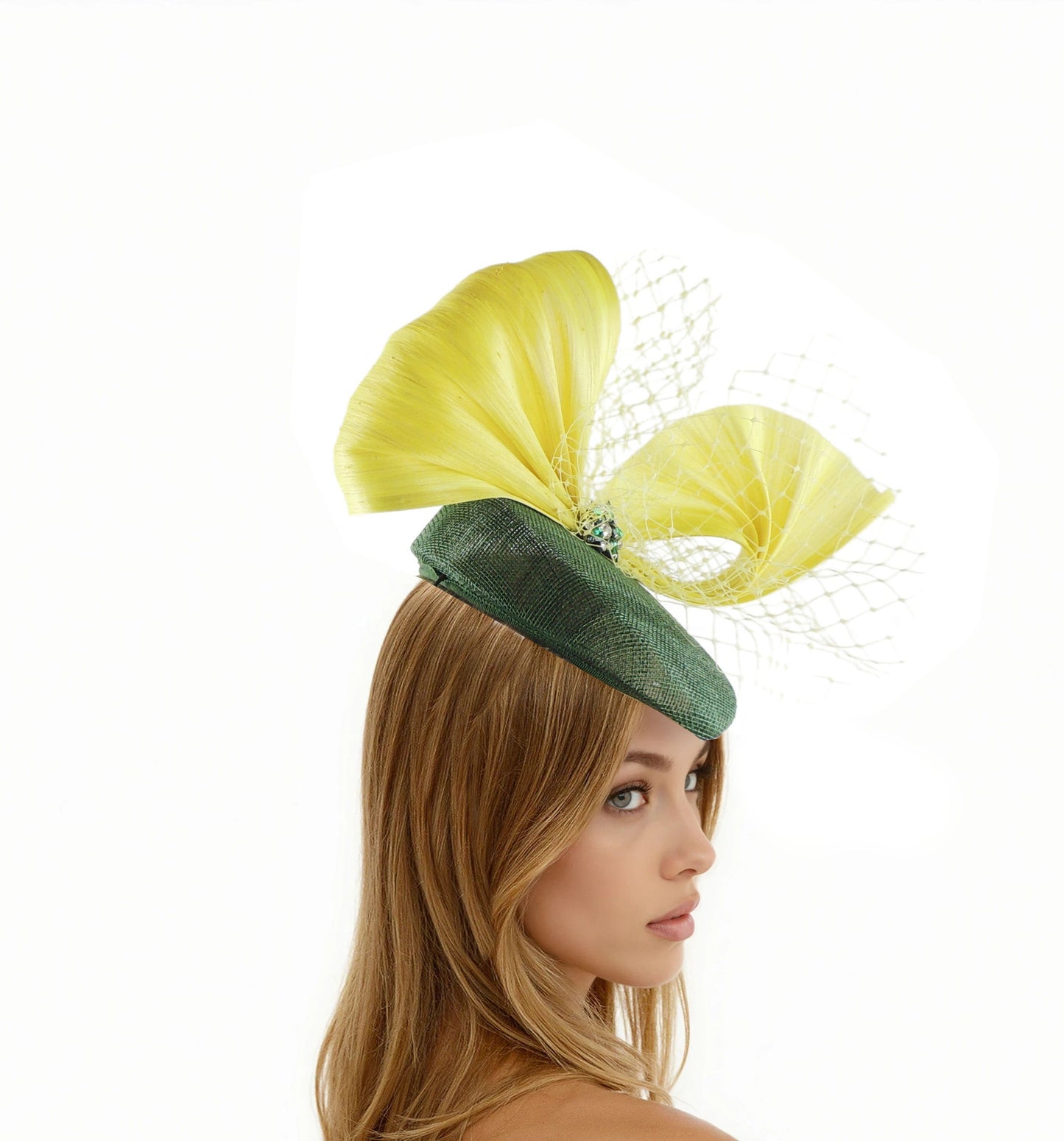 Alexis Percher Pillbox Style Bow Cocktail Fascinator - Hats By Cressida