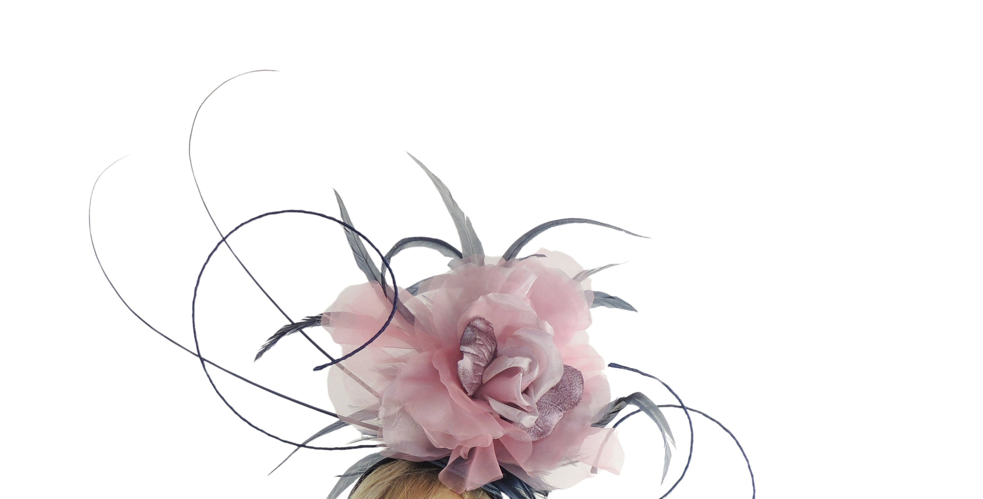 Alizée Large Halo Rose Halo Flower Race Day Tea Party Ladies Day Headpiece Fascinator - Hats By Cressida