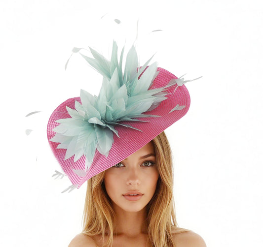 Amy Tea Party Feather Fascinator - Hats By Cressida
