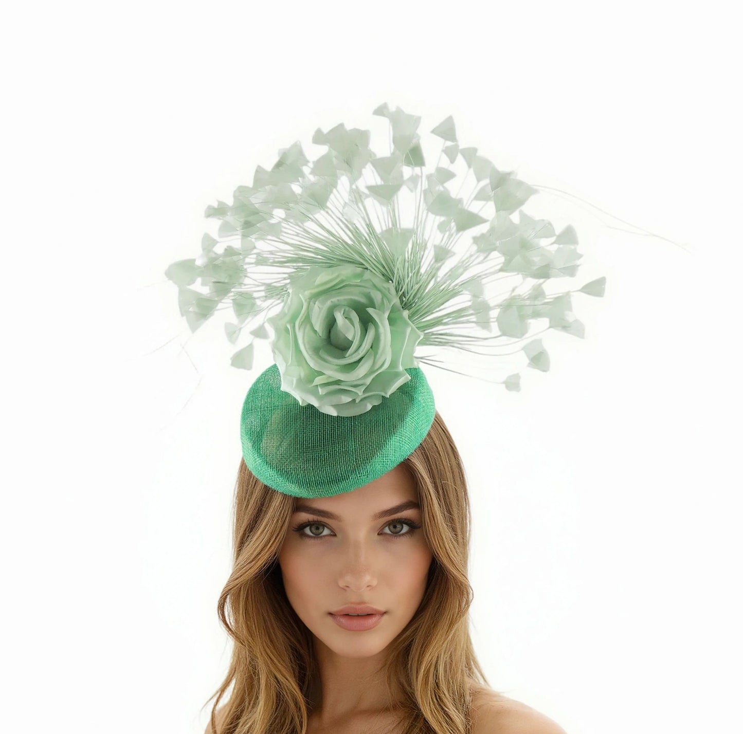 Annie Feather & Flower Pillbox Fascinator Hat - Hats By Cressida