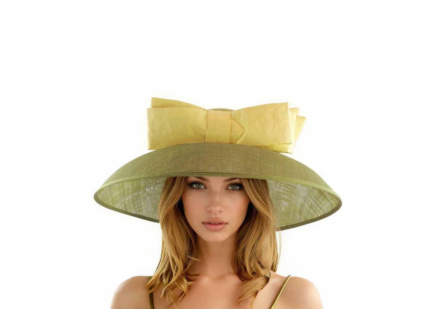 Astrid - Statement Hat With SIlk Bow For Ascot, Weddings & Luncheons - Hats By Cressida