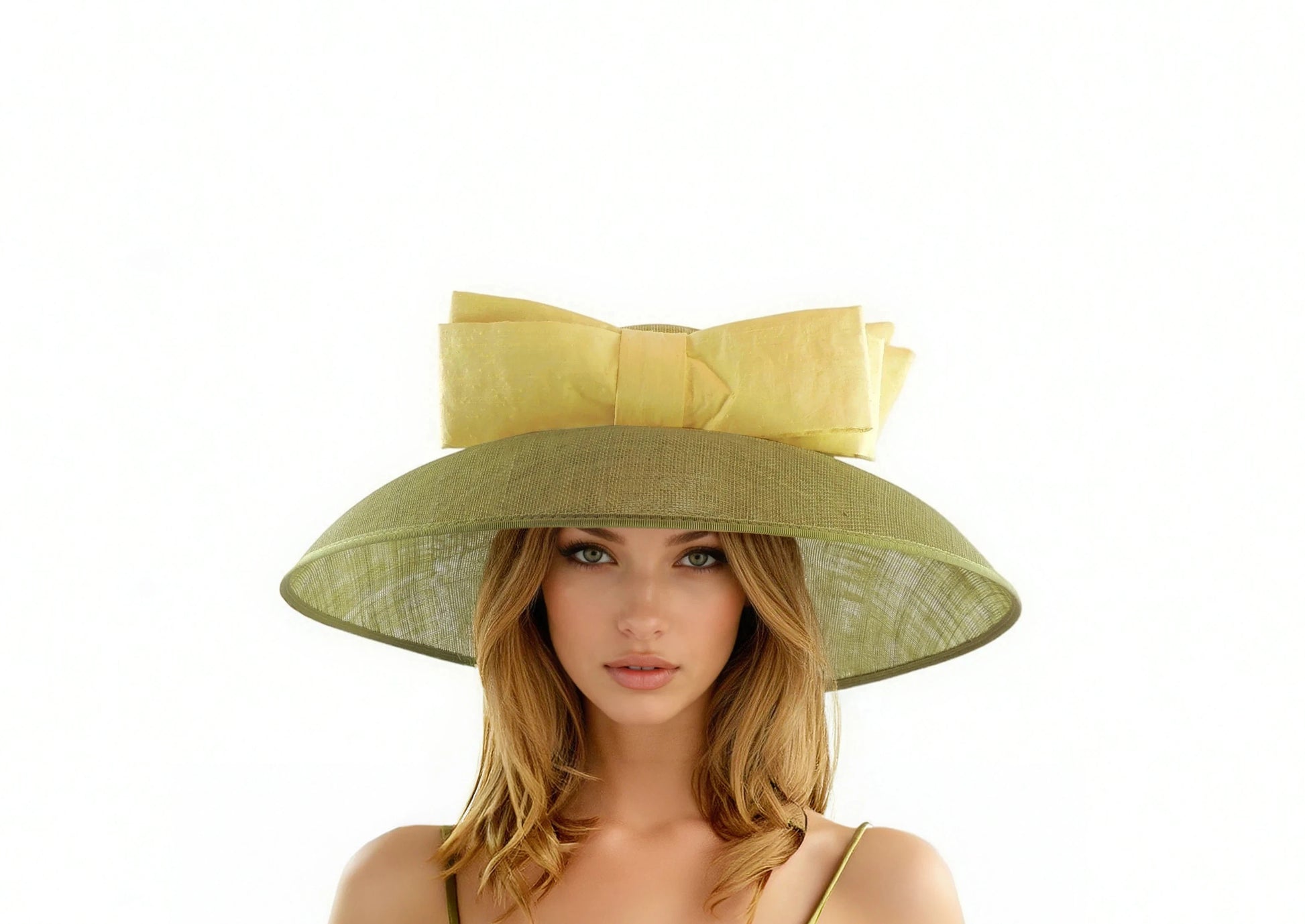 Astrid - Statement Hat With SIlk Bow For Ascot, Weddings & Luncheons - Hats By Cressida