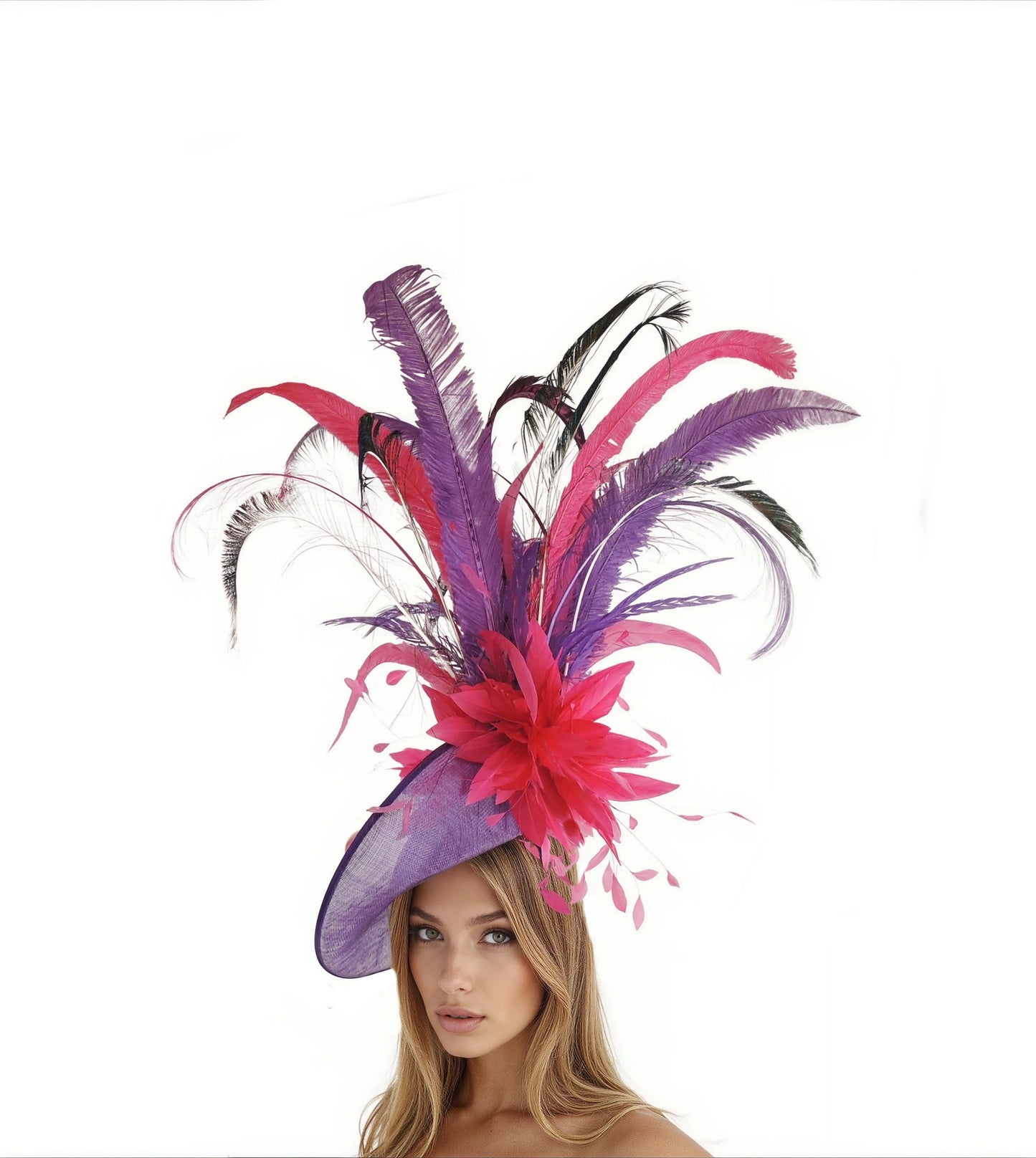 Caithness Large Statement Royal Ascot Fascinator Hat - Hats By Cressida