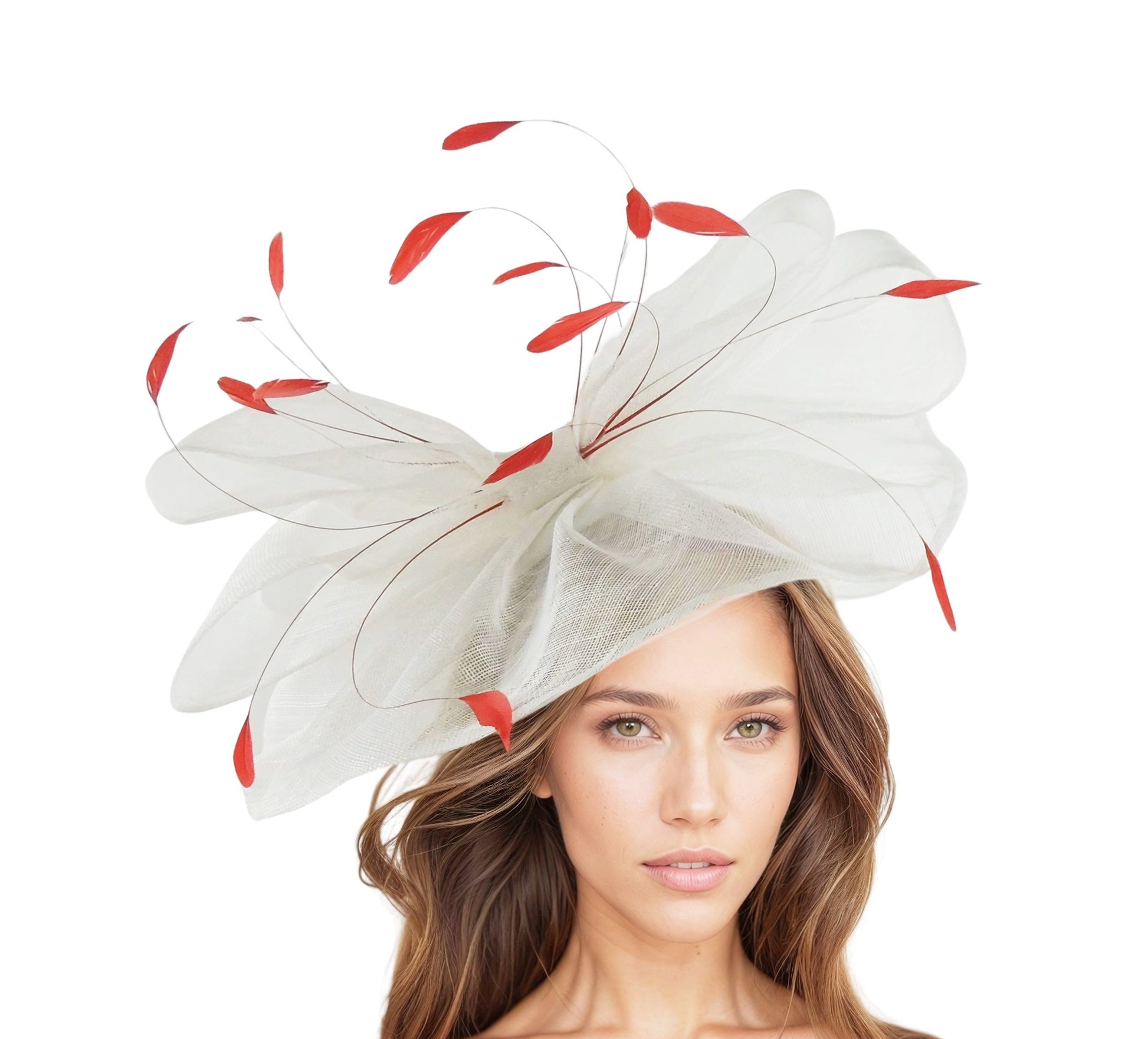 Commodore Feather Royal Ascot Fascinator Hat - Hats By Cressida
