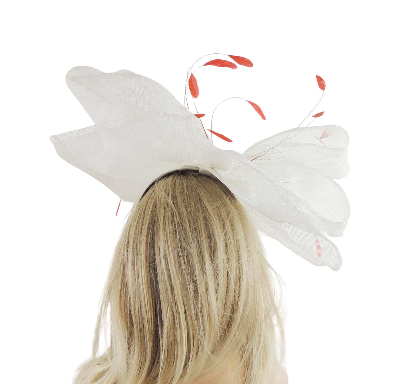 Commodore Feather Royal Ascot Fascinator Hat - Hats By Cressida
