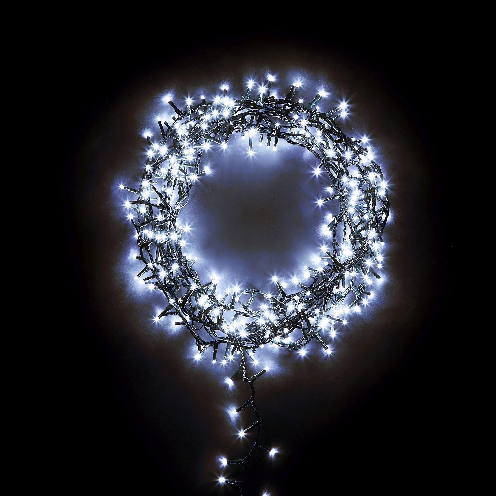 Compact Cluster Christmas Xmas ICE WHITE 2000 Fairy Tree String LED Lights - Hats By Cressida