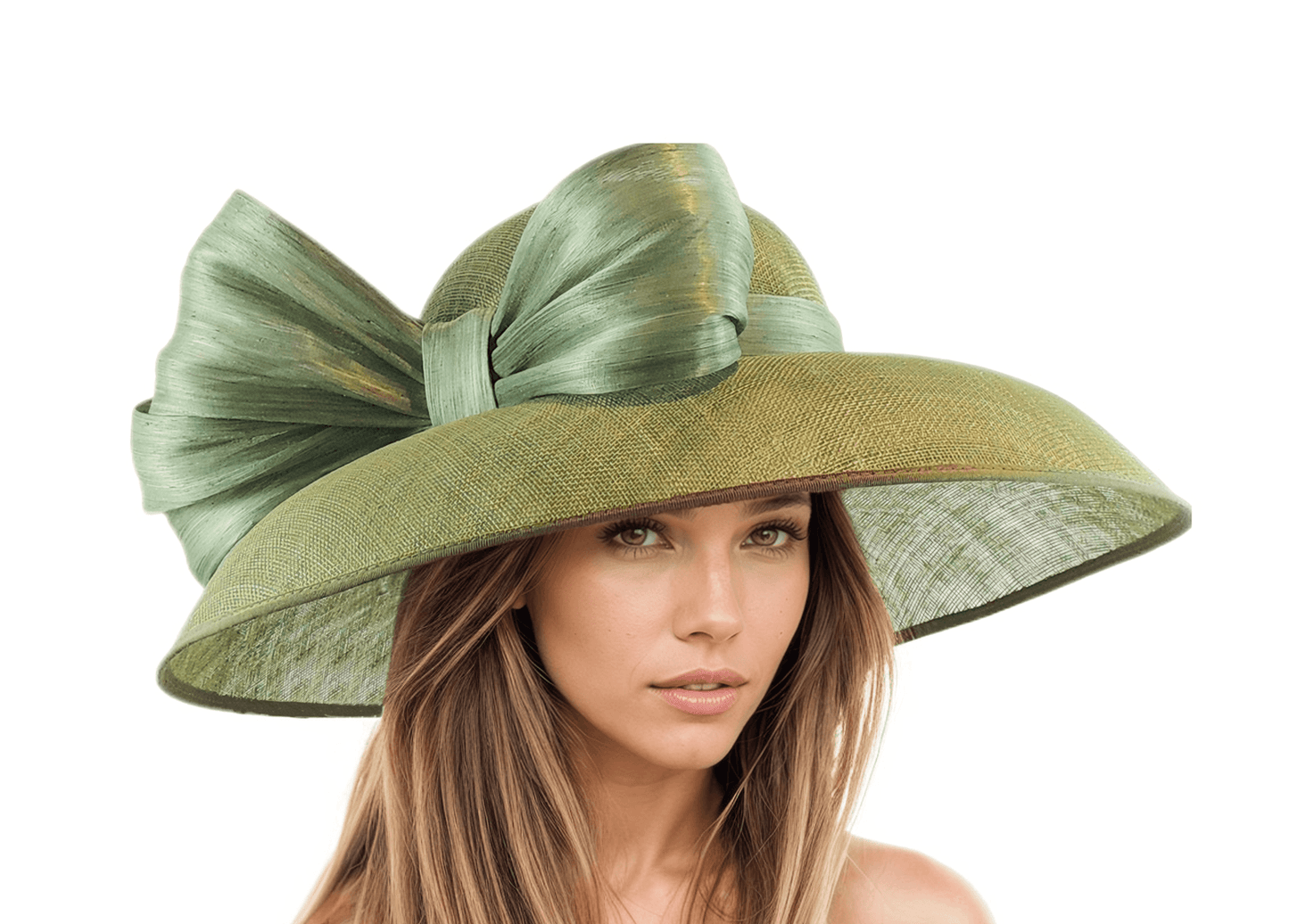 Saskia Classic Audrey Hepburn Style Royal Ascot Kentucky Derby Hat
