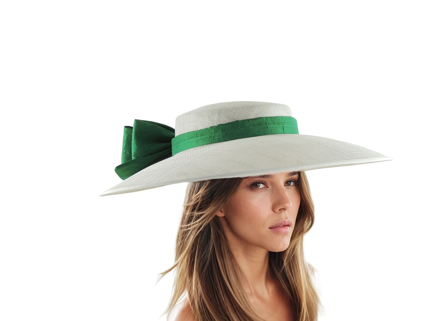 Ingrid - Statement Boater Hat – Kentucky Derby, Royal Ascot