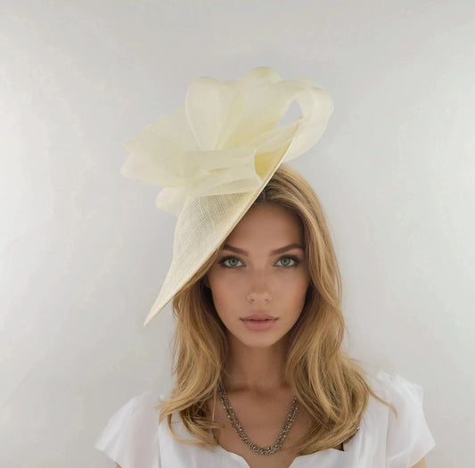 Brita Saucer Disc Fascinator Hat | Kentucky Derby & Royal Ascot