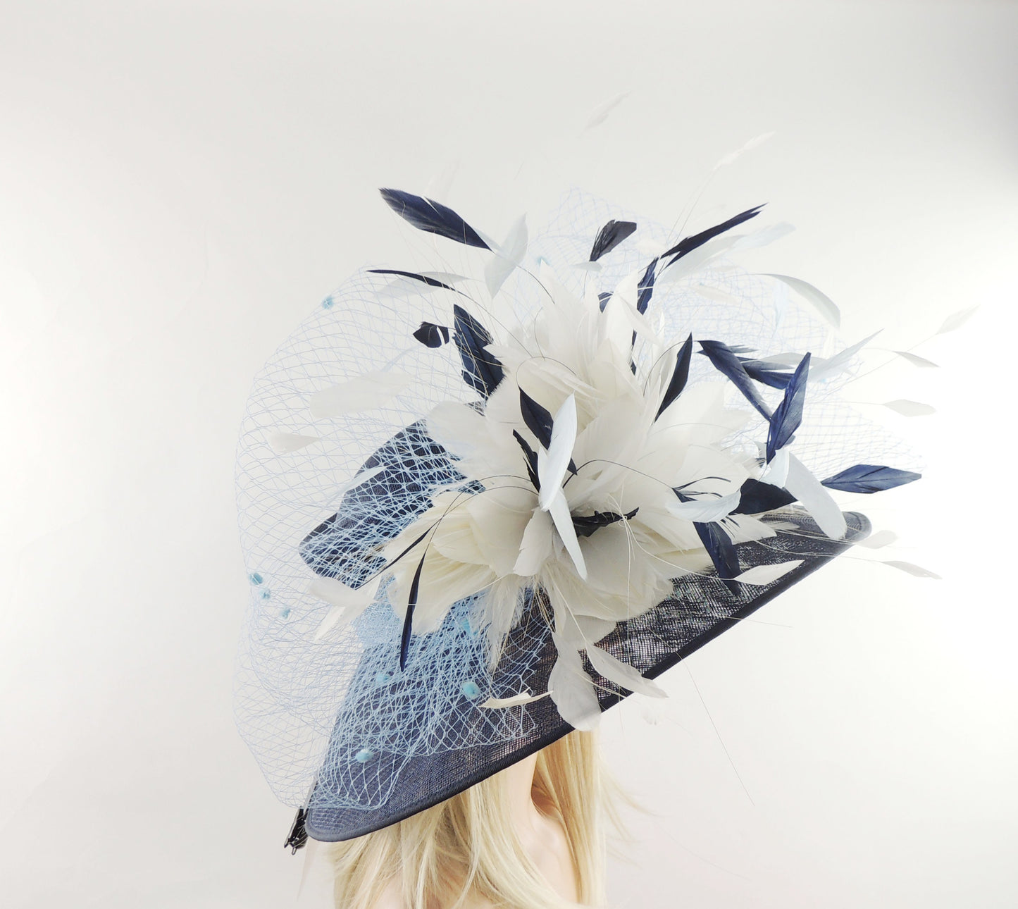 XL Helena Wide Brimmed Ascot & Kentucky Derby Hat