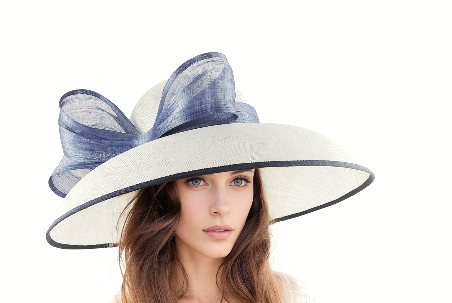 Saskia Classic Audrey Hepburn Style Royal Ascot Kentucky Derby Hat