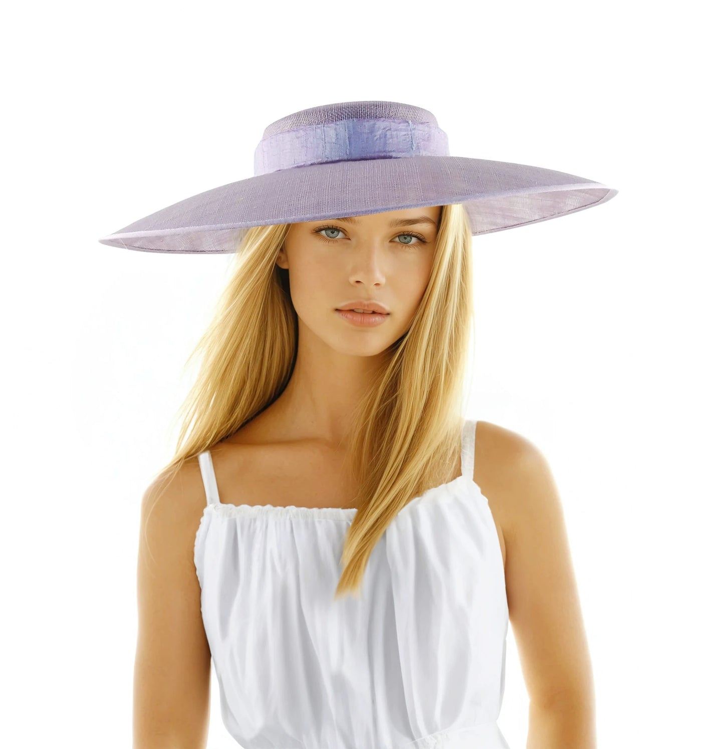 Ingrid - Statement Boater Hat – Kentucky Derby, Royal Ascot