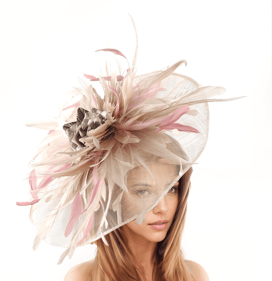 Octavia Ladies Day Feather Fascinator Hat