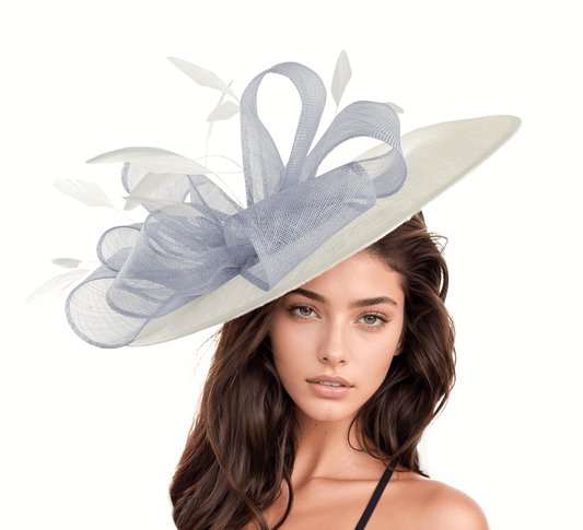 Petronella Large Ascot Disc Fascinator Hat