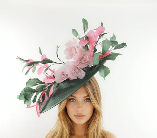 Dakota Large Ascot Disc Fascinator Hat