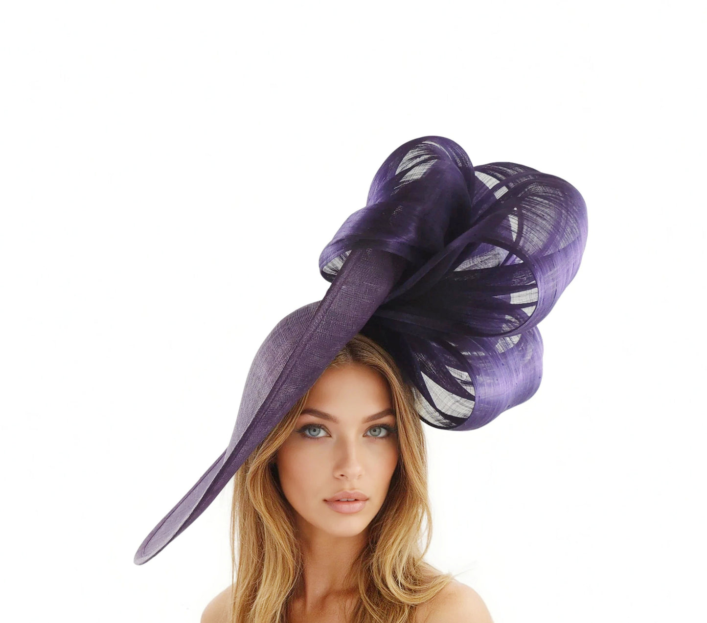 🌿 Klara Abaca Silk Feather-Free Saucer Fascinator 🎩✨