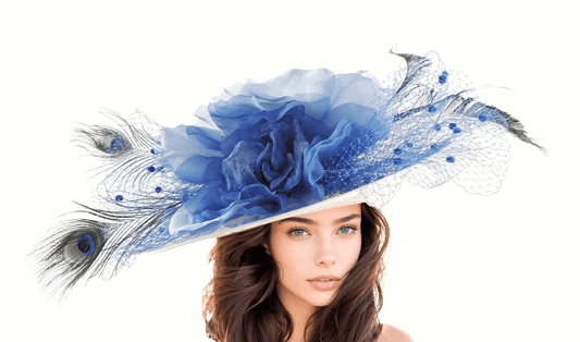 Jasmin Peacock Kentucky Derby Ascot Wedding Hat Many Colours