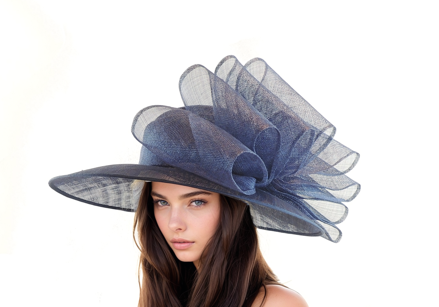 Sofia Large Kentucky Derby Ascot Hat in 30 Colours