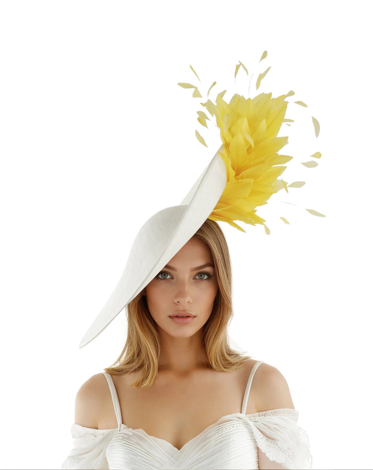 Izzy Statement Saucer Fascinator Hat – Royal Ascot, Kentucky Derby & Wedding Hatinator