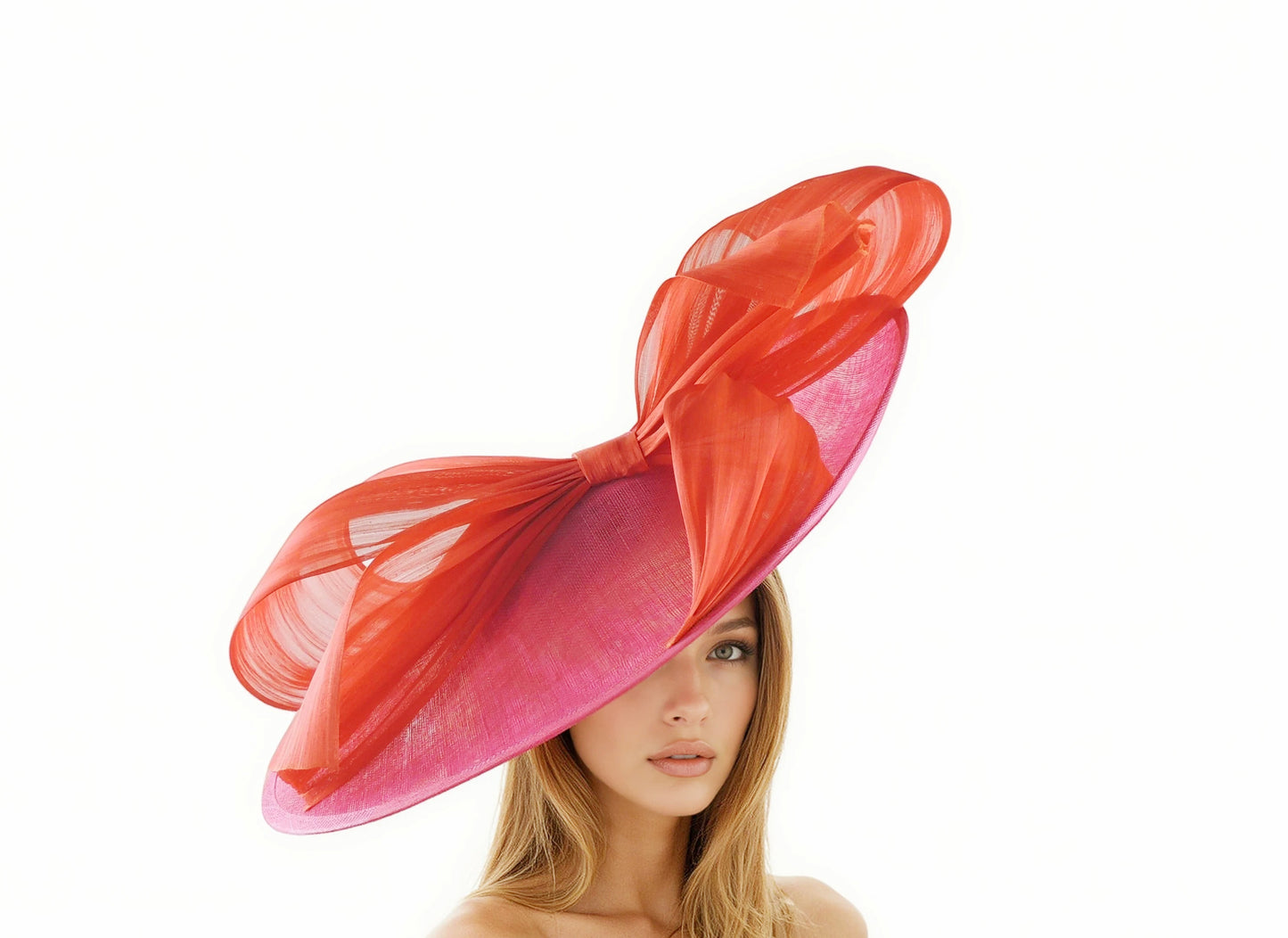 Elena Large Race Day Wedding Fascinator Hat