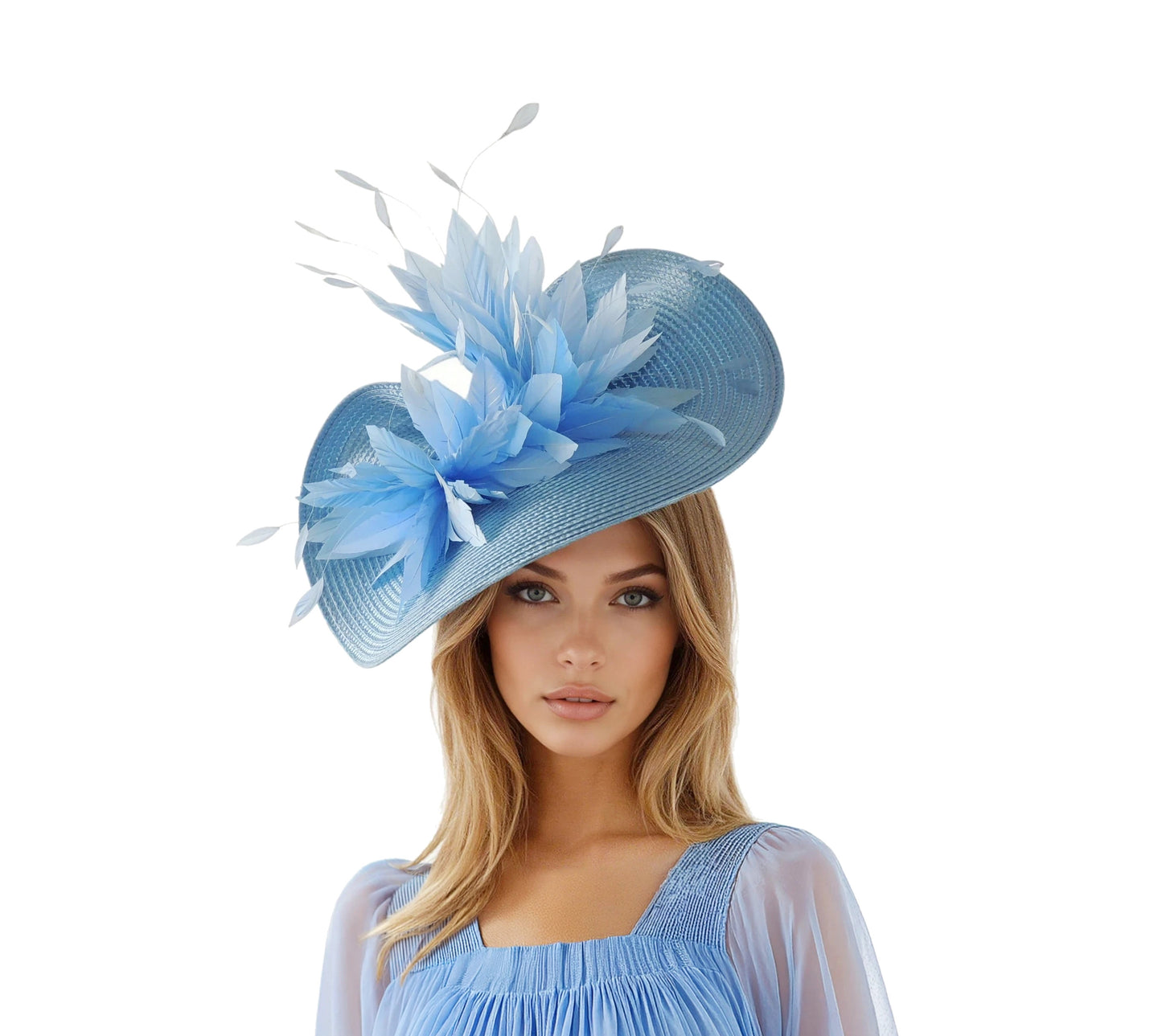 Amy Tea Party Feather Fascinator