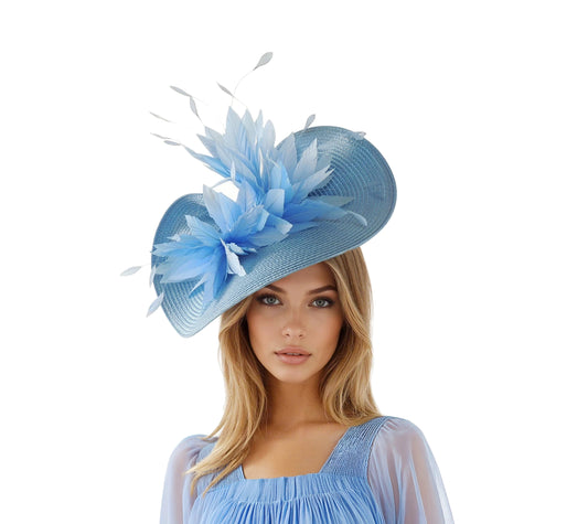 Amy Tea Party Feather Fascinator