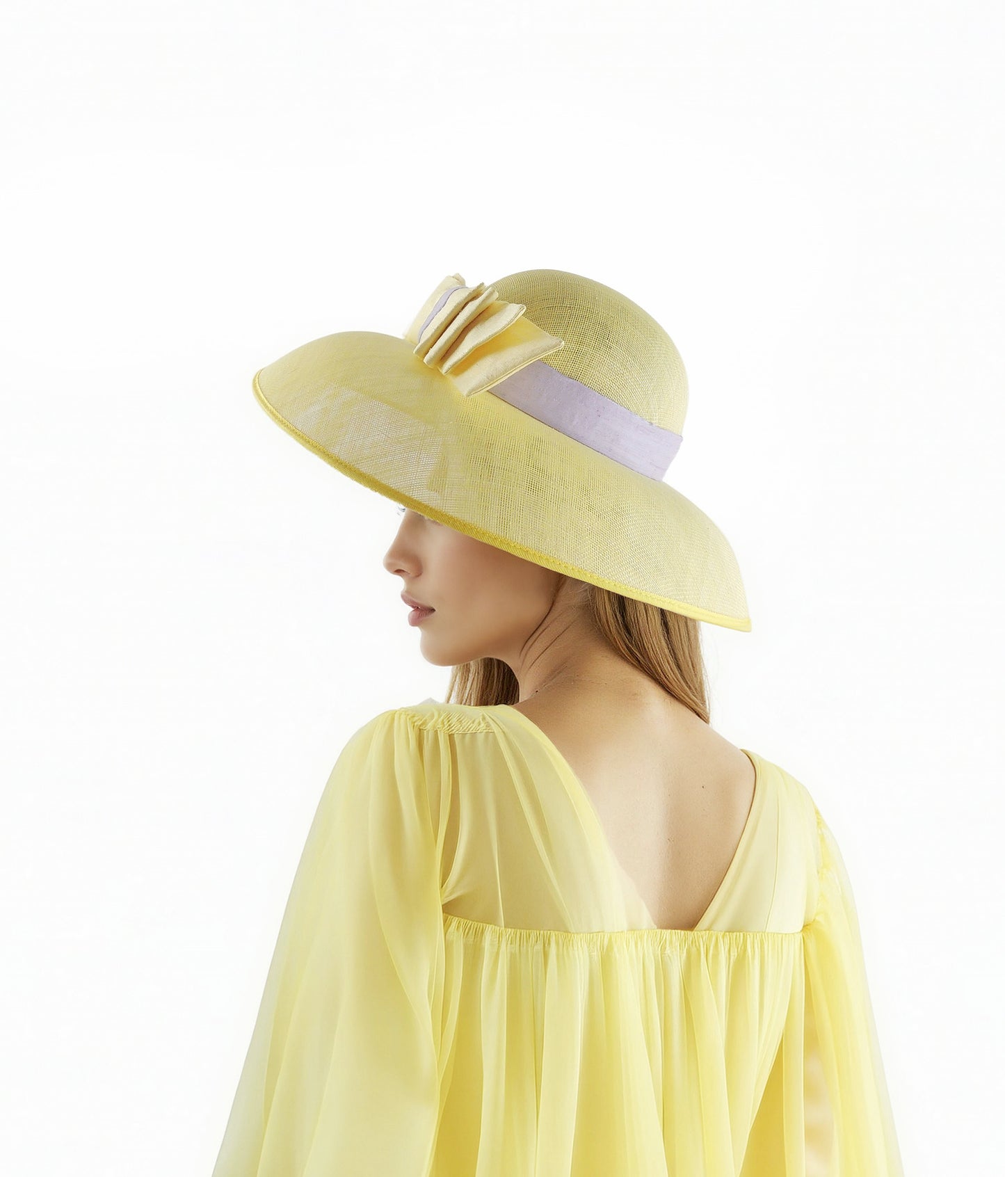 Astrid - Statement Hat With SIlk Bow For Ascot, Weddings & Luncheons