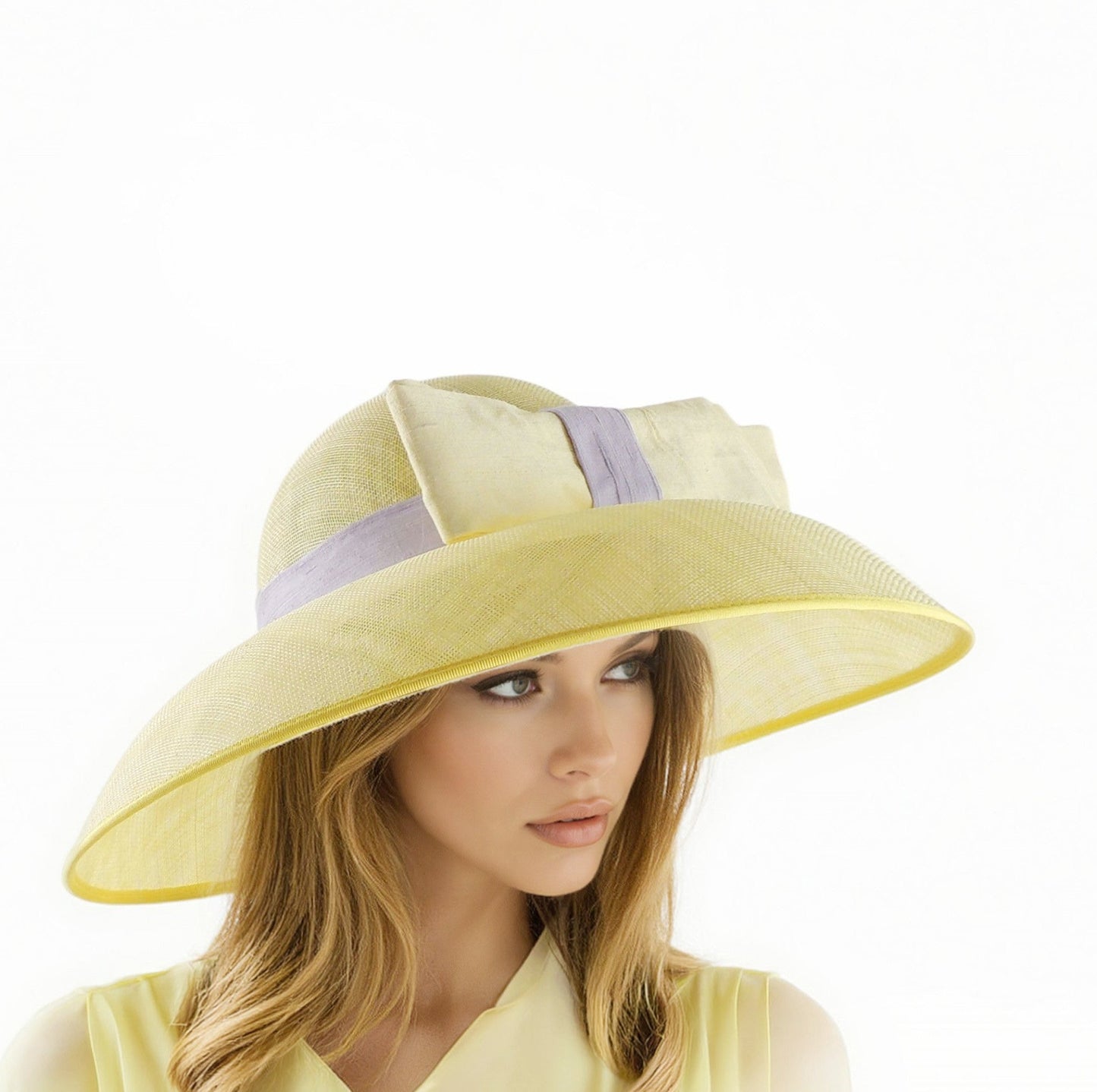 Astrid - Statement Hat With SIlk Bow For Ascot, Weddings & Luncheons